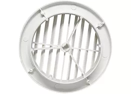 Valterra Products LLC A/c vent louvered 5in plastic, white, carded