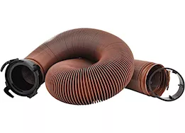 Valterra Products LLC Ez flush hd drain hose, 10ft, with t1024, bronze, bagged