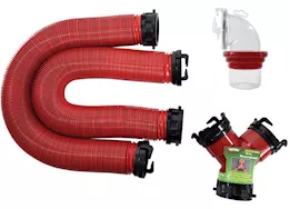 Valterra Products LLC Ez coupler dual tank 10 sewer hose kit, boxed