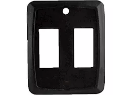 Valterra Products LLC Double face plate - black 1/card