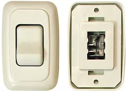 Valterra Products LLC Single contour on/off switch with base and plate - white