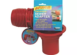 Valterra Products LLC Ez coupler universal sewer adapter, red, carded