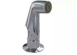 Valterra Products LLC Kitchen faucet w/ spray, 8in hi-arc hybrid, 1 lever, ceramic disc, chrome