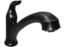 Valterra Products LLC Kitchen faucet, 8in pull out hybrid, 1 lever, ceramic disc, rubbed bronze