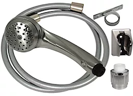 Valterra Products LLC Airfusion shower head kit, separate flow controller, brushed nickel