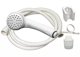 Valterra Products LLC Airfusion shower head kit, separate flow controller, white