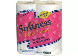 Valterra Softness 2-Ply Toilet Tissue - 4 Rolls
