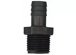 Valterra Products LLC Male adapter, 1/4in mpt x 3/8in barb