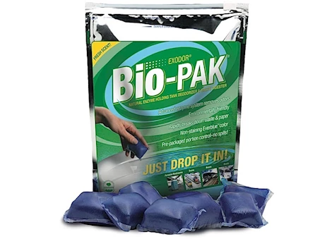 Walex Bio-Pak Natural Enzyme Black Holding Tank Deodorizer & Waste Digester (50-Pack) – Mint