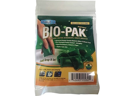 Walex Bio-Pak Natural Enzyme Black Holding Tank Deodorizer & Waste Digester (2-Pack) – Alpine Fresh