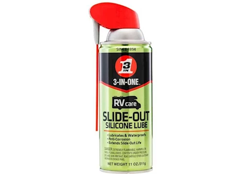 WD-40 3-IN-ONE 11OZ RVCARE SLIDE OUT SILICONE
