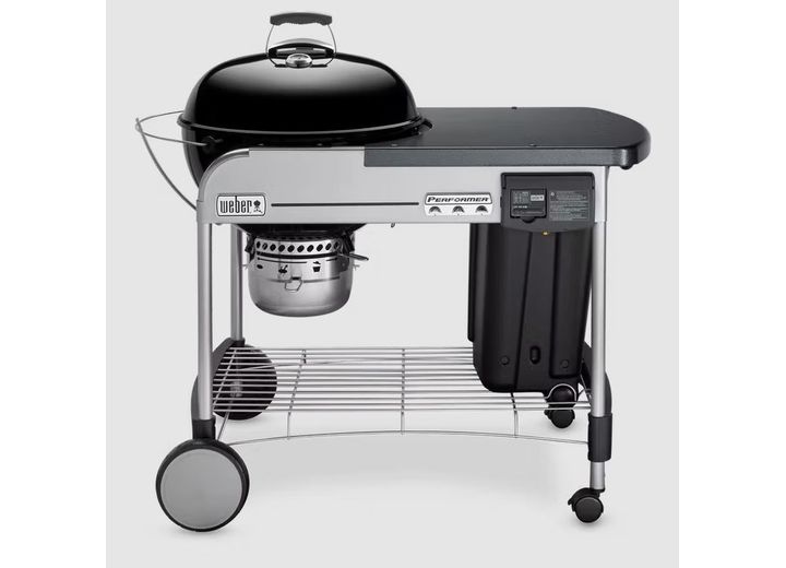 WEBER PERFORMER DELUXE 22 IN. CHARCOAL GRILL – BLACK