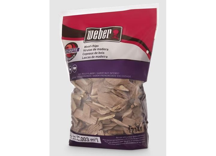 Weber Mesquite Wood Chips – 192 cu. in. Bag Main Image