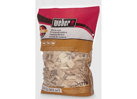 Weber Pecan Wood Chips – 192 cu. in. Bag