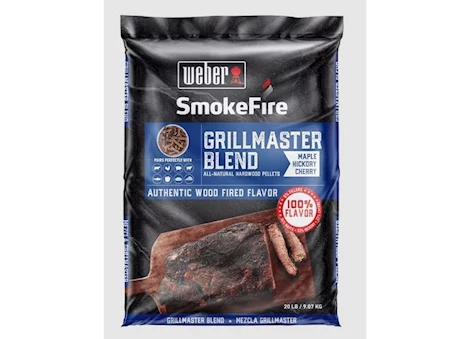 Weber SmokeFire GrillMaster Blend All-Natural Hardwood Pellets - 20 lb. Bag