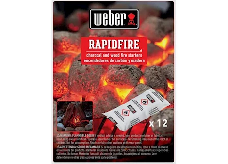 Weber Rapidfire Fire Starters (12-Pack)