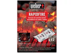 Weber Rapidfire Fire Starters (12-Pack)