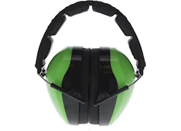 Walker’s Advanced Protection Passive Folding Muffs with Embossed Headband – Hi-Viz Green
