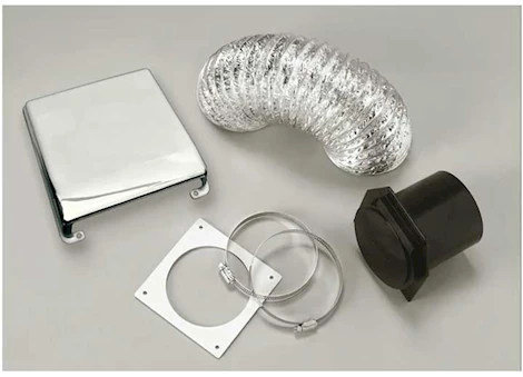 Splendide Deluxe dryer vent kit- black Main Image