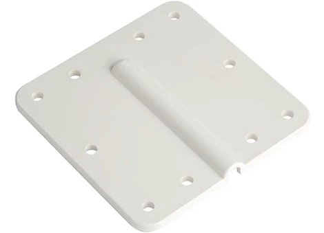 SINGLE CABLE ENTRY PLATE, WHITE