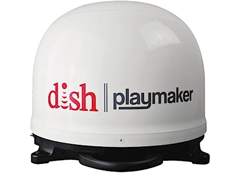 DISH PLAYMAKER AUTOMATIC SATELLITE SYSTEM, WHITE
