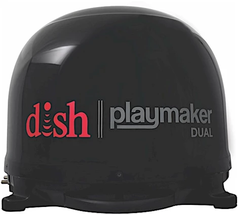 Winegard DISH Playmaker Dual Portable Automatic Satellite TV Antenna - Black