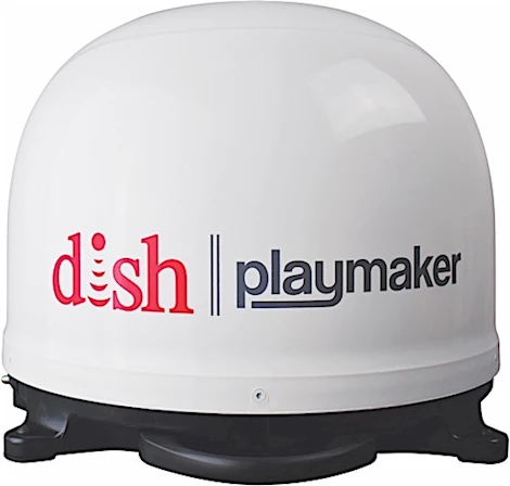 DISH PLAYMAKER, WHITE, WITH DISH WALLY RECEIVER, BUNDLE