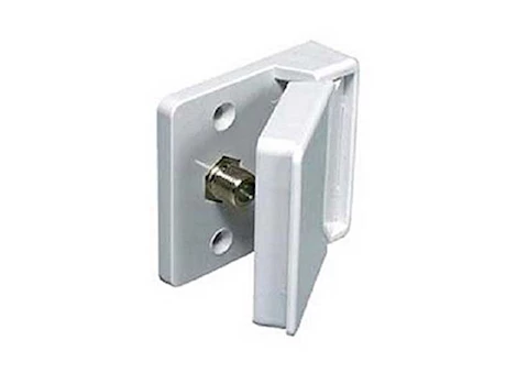 WHITE 75-OHM OUTLET CONNECTOR