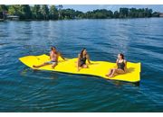 WOW CHILLraft Floating Foam Mat - 16 ft. x 6 ft., Blue/Yellow