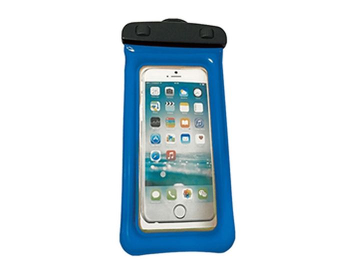 WOW H2O PROOF FLOATING PHONE HOLDER – OVER-SIZED XL, 5 IN. X 9 IN., BLUE