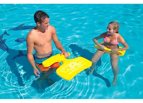 WOW Beach Bronco Pool Saddle Float - Yellow