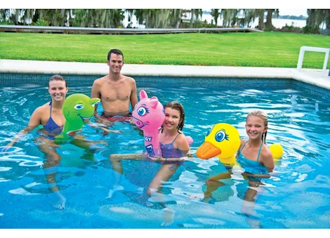WOW Assorted Pool Pals - 12-Pack Assorted Designs (Duck, Pig, Frog)
