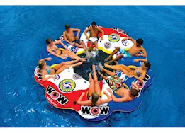 WOW 10-Person Tube A Rama Inflatable Island