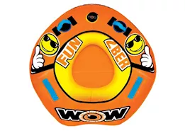 WOW 2Ber 1 Rider Towable Starter Kit with Tube, Rope, & Pump