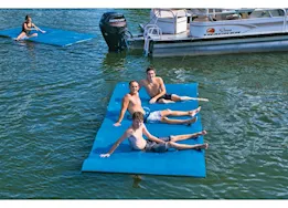 WOW CHILLraft Floating Foam Mat - 20 ft. x 6 ft., Blue