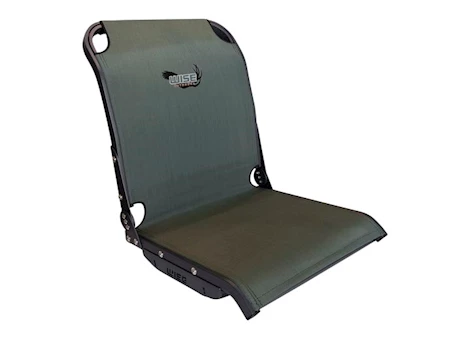 Wise Company WISE 3373 AEROX COOL-RIDE MESH HIGH BACK BOAT SEAT - GREEN W/ BLACK FRAME