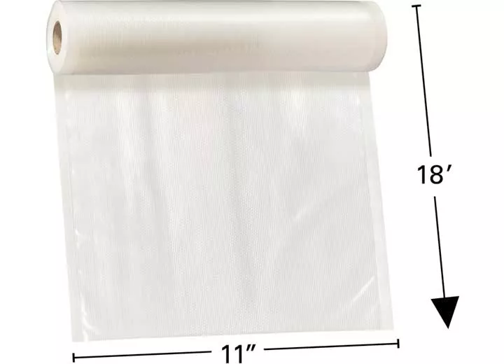 Weston Brands Vac sealer bags, 11in x 18ft roll 3-pack