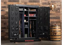 Winchester Safes Grand american dual laser cut door design-black