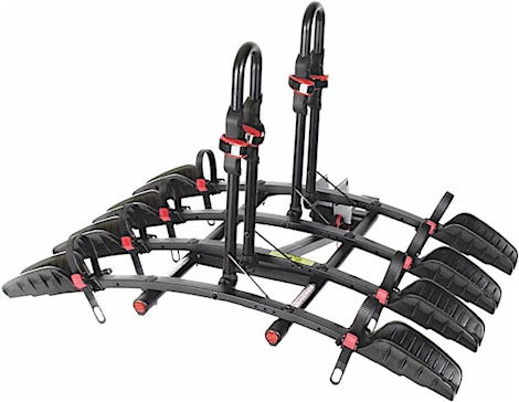 Trimax Locks ROAD-MAX HITCH MOUNT TRAY STYLE 4 BIKE CARRIER