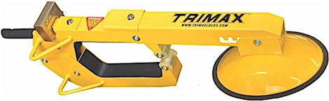 Trimax Locks TRIMAX LARGER ULTRA-MAX ADJUTABLE WHEEL LOCK WITH DISC COVER FREE PAD LOCK