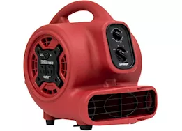 Xpower 1/4hp, 925cfm, 2.3amps, 4 positions, 3 speed mini mighty air mover w/ power outl