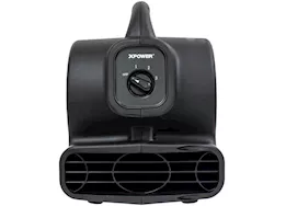 Xpower Speed-dry focused air from the commercial-grade p-80a , black