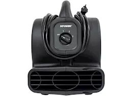 Xpower Speed-dry focused air from the commercial-grade p-80a , black