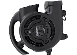 Xpower Speed-dry focused air from the commercial-grade p-80a , black
