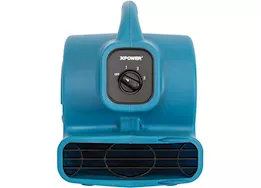 Xpower 1hp, 3600cfm, 8.5amps, 4 positions, 3 speeds air mover, blue