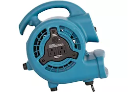 Xpower 1hp, 3600cfm, 8.5amps, 4 positions, 3 speeds air mover, blue