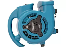 Xpower 1hp, 3600cfm, 8.5amps, 4 positions, 3 speeds air mover, blue