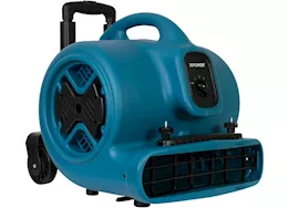 Xpower 1/2hp, 2980cfm, 5amps, 3 speeds air mover w/ telescopic handle, wheels, carpet c