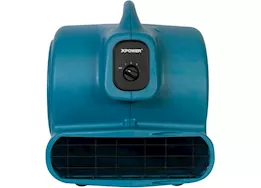 Xpower 1hp, 3600cfm, 8.5amps, 4 positions, 3 speeds air mover, blue