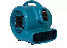 Xpower 1hp, 3600cfm, 8.5amps, 4 positions, 3 speeds air mover, blue